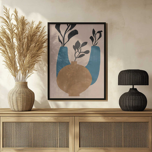 Tablou înramat „Vases No7.” de THE MIUUS STUDIO