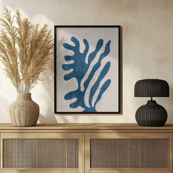 Tablou înramat „Blue Coral Dance” de THE MIUUS STUDIO