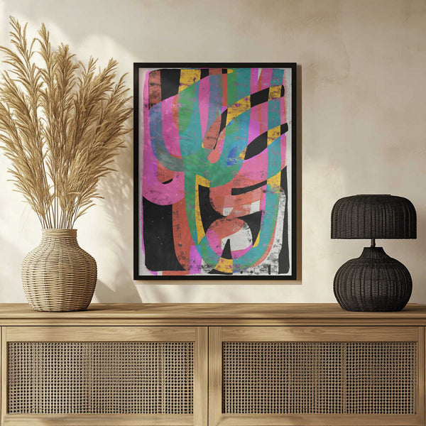 Tablou înramat „Colorful Chaos” de Treechild