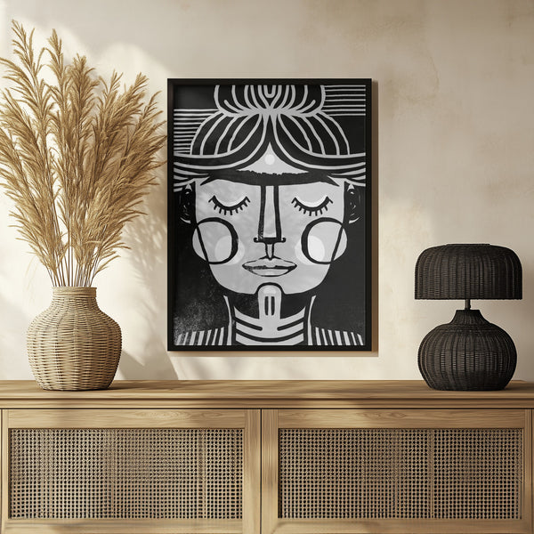 Tablou înramat „Symmetric Serenity” de Treechild