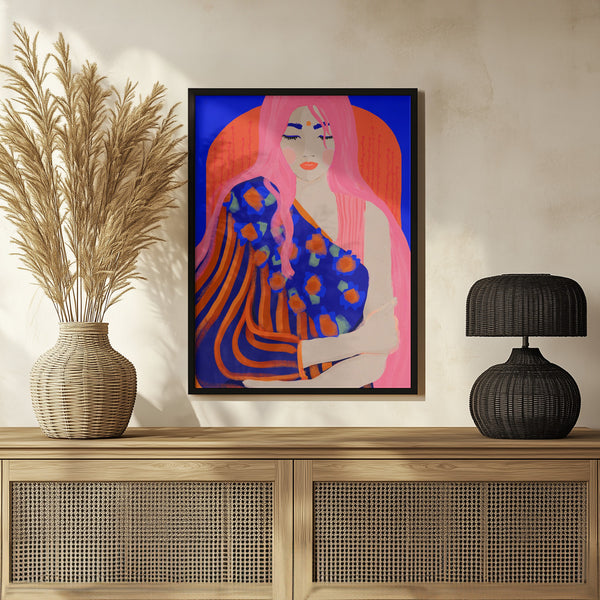 Tablou înramat „Vibrant Serenity” de Treechild