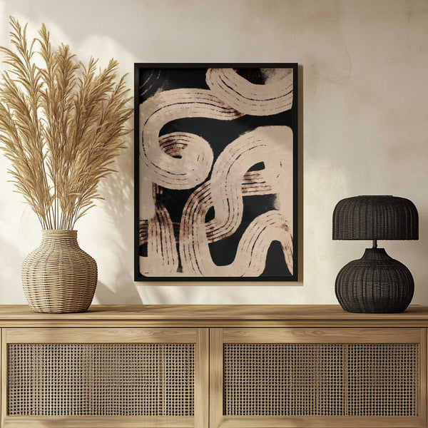 Tablou înramat „Fluid Rhythms” de Treechild