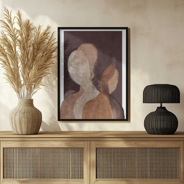 Tablou înramat „Layered Shadows” de Treechild