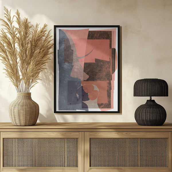 Tablou înramat „Fragmented Hues” de Treechild