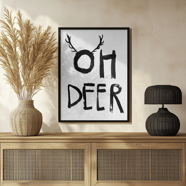 Tablou înramat „Antler Whimsy” de Treechild