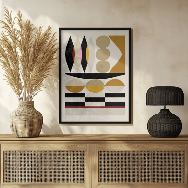 Tablou înramat „Abstract composition 25” de NKTN