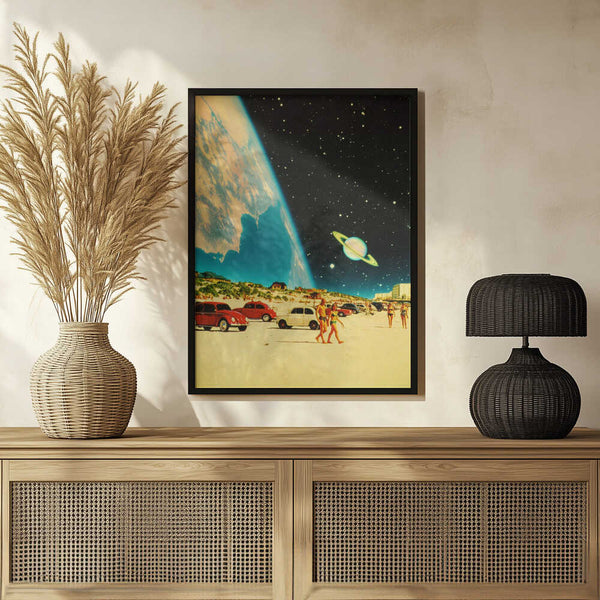 Tablou înramat „Galaxy Beach” de Taudalpoi