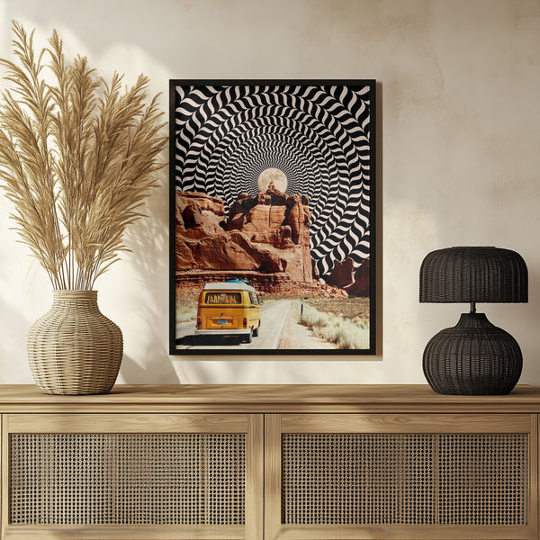 Tablou înramat „The Real Road Trip” de Taudalpoi
