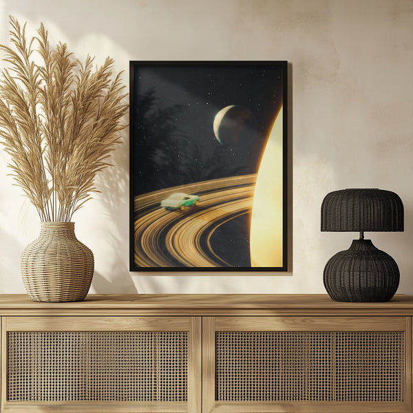 Tablou înramat „Saturn Highway” de Taudalpoi