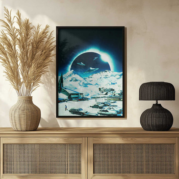 Tablou înramat „Winter Eclipse” de Taudalpoi