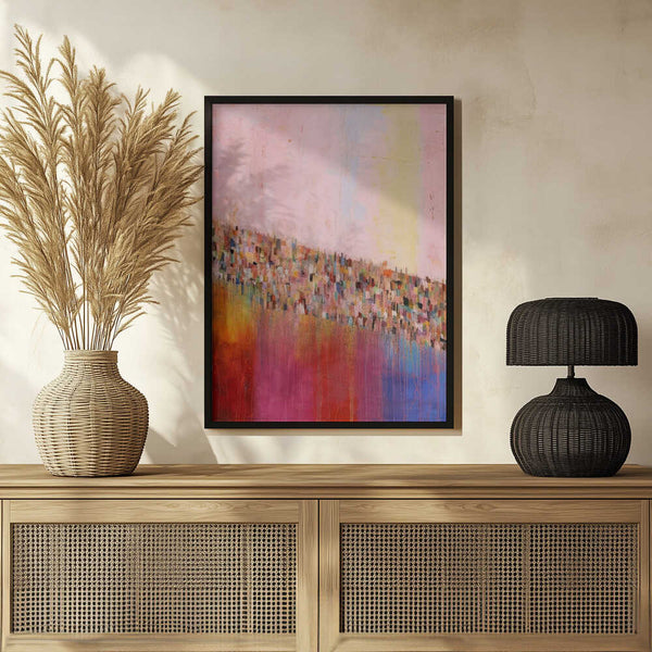 Tablou înramat „Colorful Cascade” de Treechild