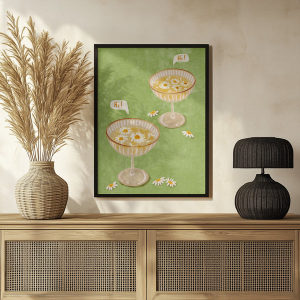 Tablou înramat „Hi” de Raissa Oltmanns