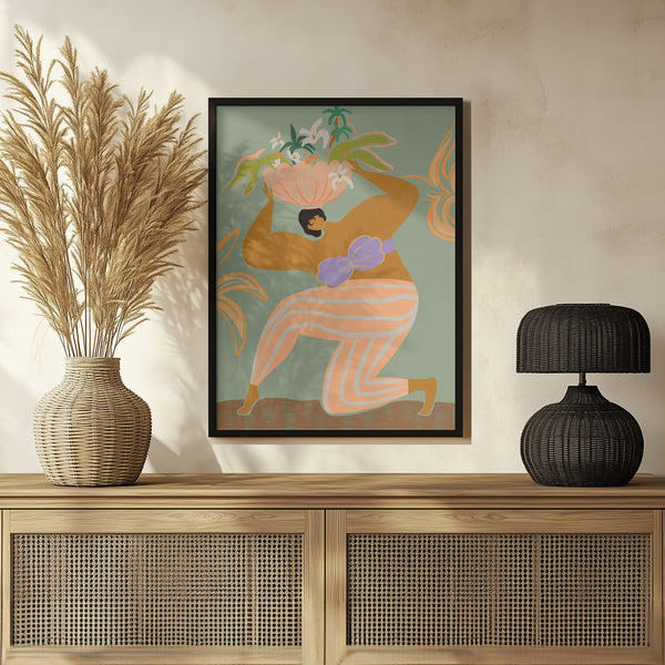 Tablou înramat „The Weight Of The World” de Arty Guava