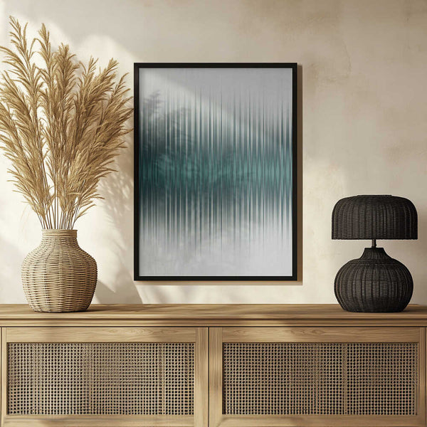 Tablou înramat „Euphoria - White and Green” de Alma