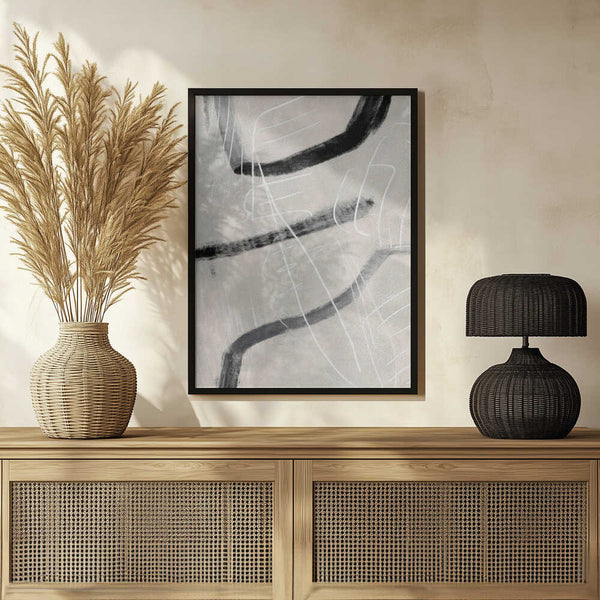 Tablou înramat „Gestual #4” de Alma