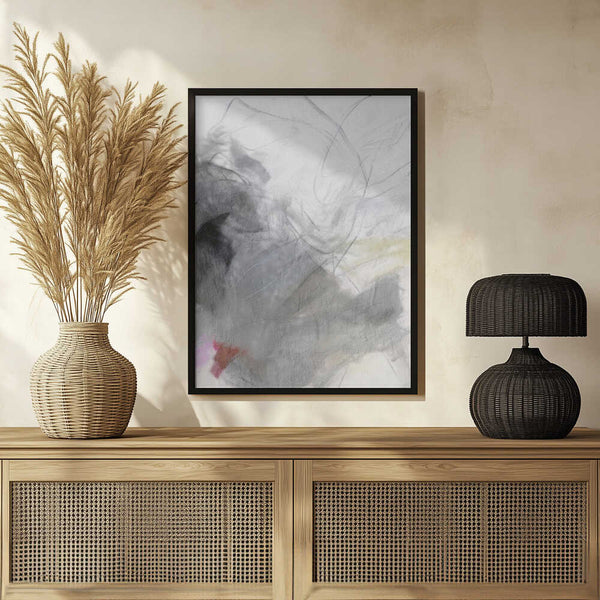 Tablou înramat „Action painting I” de Alma