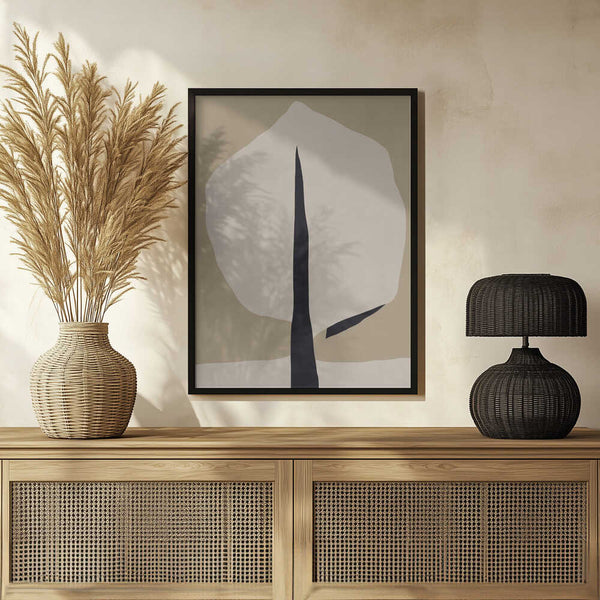 Tablou înramat „Monochrome Silhouette” de Little Dean