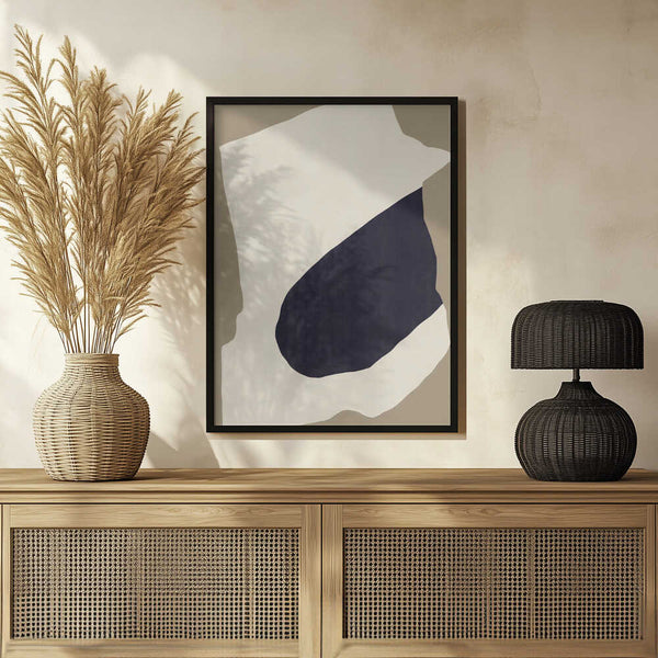 Tablou înramat „Contrasting Shapes” de Little Dean