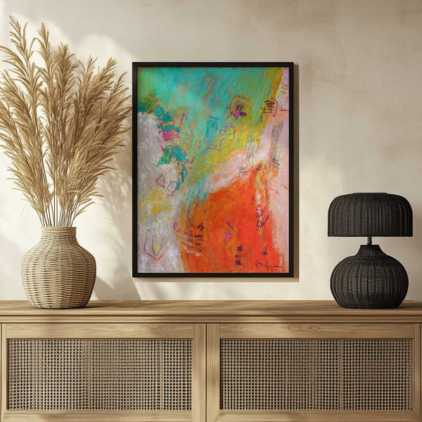 Tablou înramat „ Radiant Whirlwind” de Dorothy Fagan