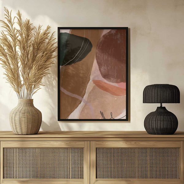 Tablou înramat „Chatter” de Gemma Bardot