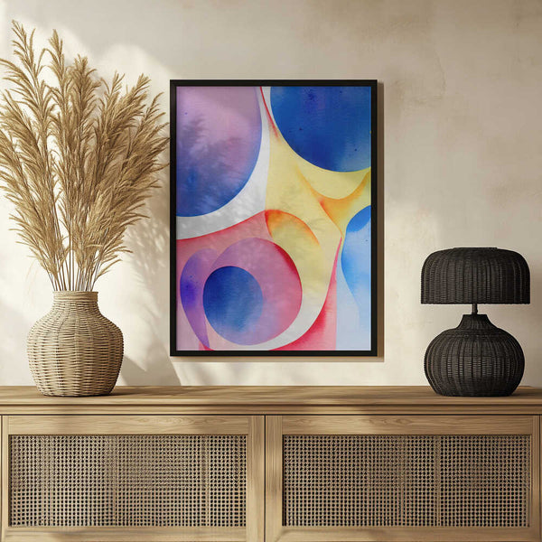 Tablou înramat „Nature Inspired Abstract Watercolor (Day 40)” de Mauro