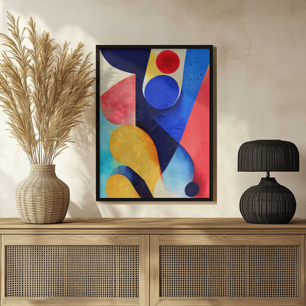 Tablou înramat „Nature Inspired Abstract Watercolor (Day 93)” de Mauro