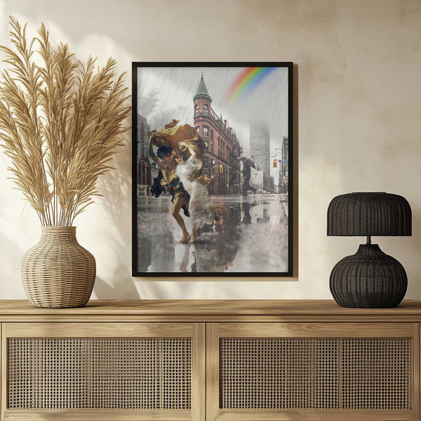 Tablou înramat „Center of the Storm” de Dikhotomy