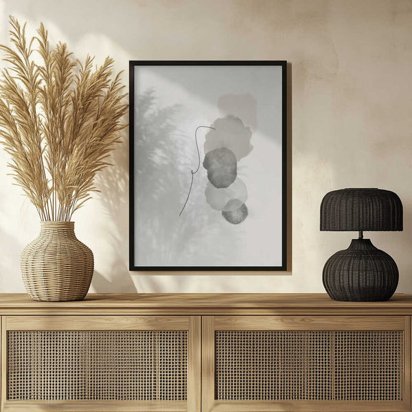 Tablou înramat „Organic shapes in boho style” de Imaginative