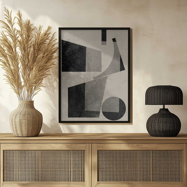 Tablou înramat „Geometric Harmony” de THE MIUUS STUDIO