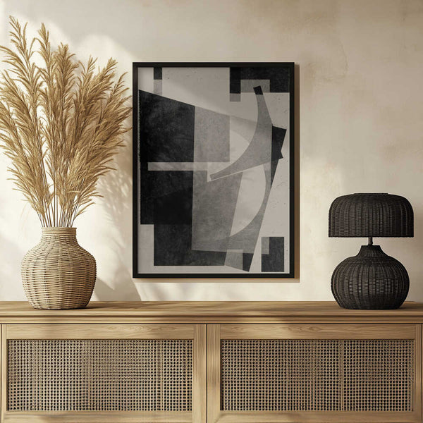 Tablou înramat „Geometric Shadows” de THE MIUUS STUDIO