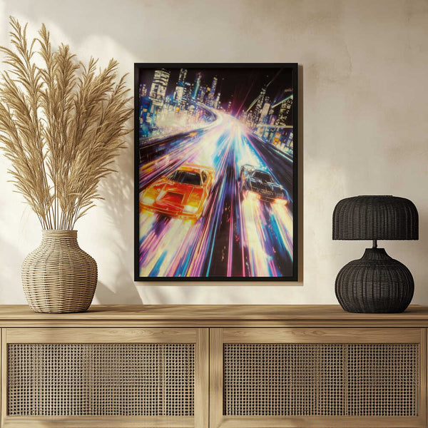 Tablou înramat „Street Racers” de Taudalpoi