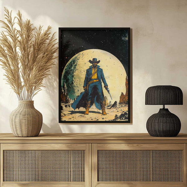 Tablou înramat „Cosmic Sheriff” de Taudalpoi