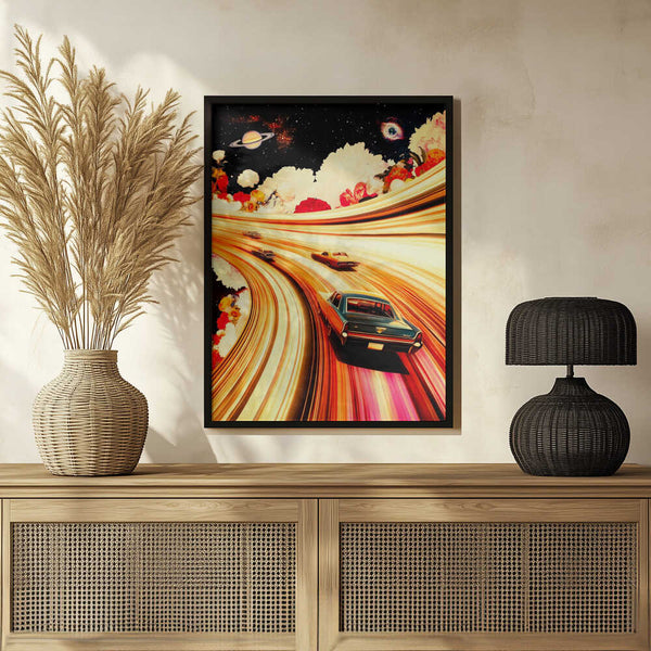 Tablou înramat „Flower Race” de Taudalpoi