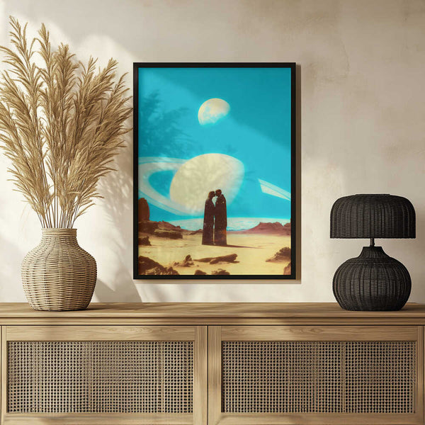 Tablou înramat „Falling In Love On Mars” de Taudalpoi