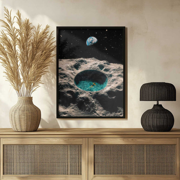 Tablou înramat „Crater Pond” de Taudalpoi