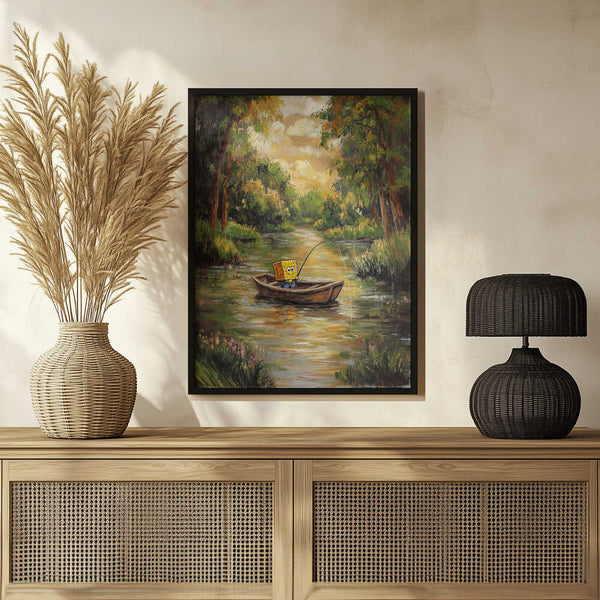 Tablou înramat „Bob by the river” de Dikhotomy