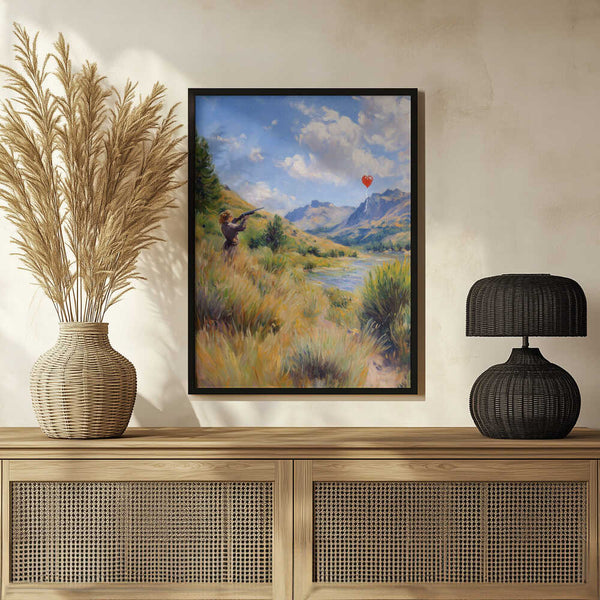 Tablou înramat „Shooting for love” de Dikhotomy