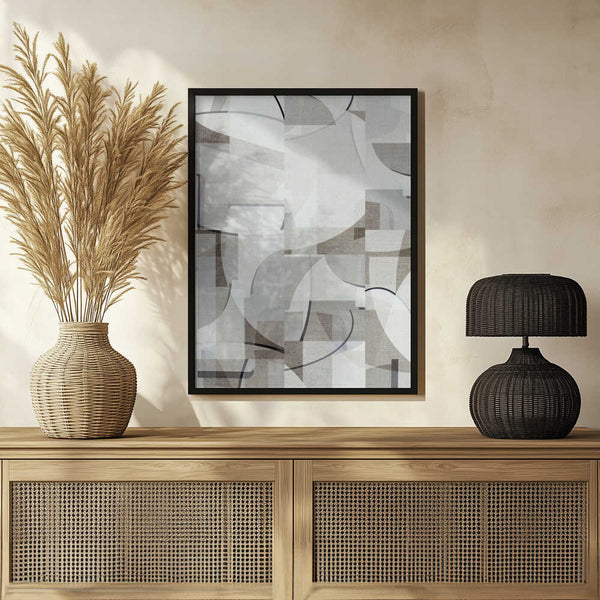 Tablou înramat „Neutral Curves 7” de cartissi