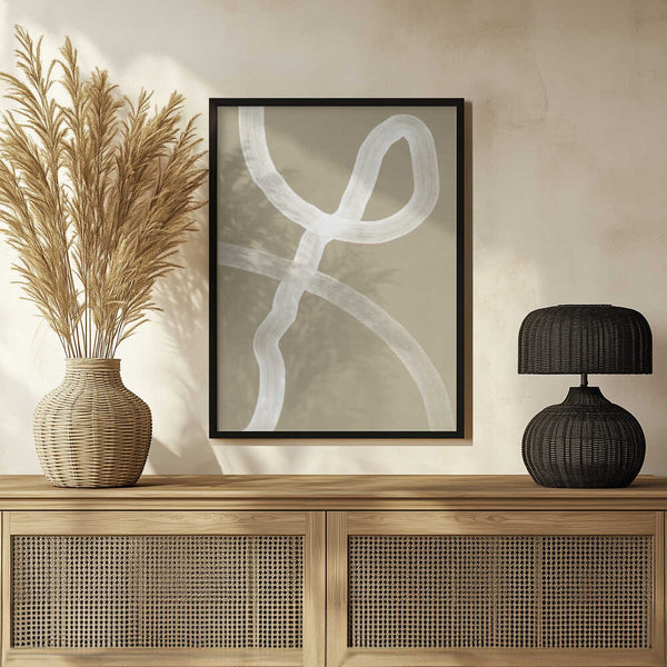 Tablou înramat „Fluid Pathways” de Treechild