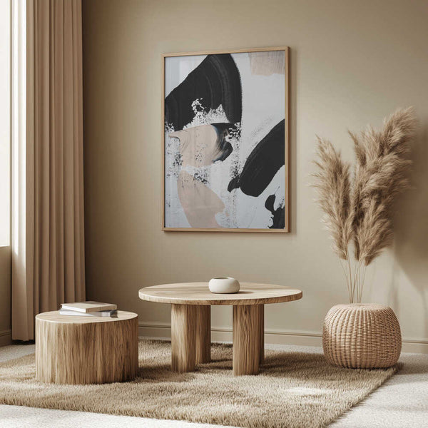 Tablou înramat „Black and Nude” de uplusmestudio