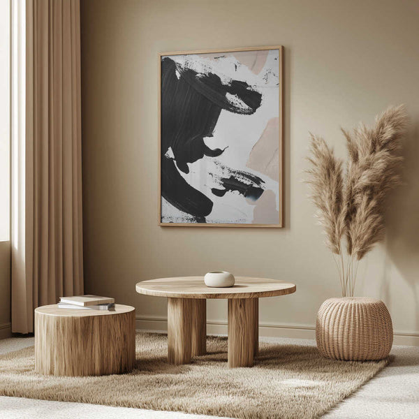 Tablou înramat „Black and Nude” de uplusmestudio