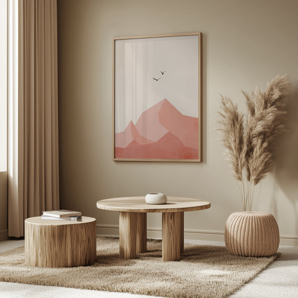 Tablou înramat „Zugspitze, Eins” de Kubistika