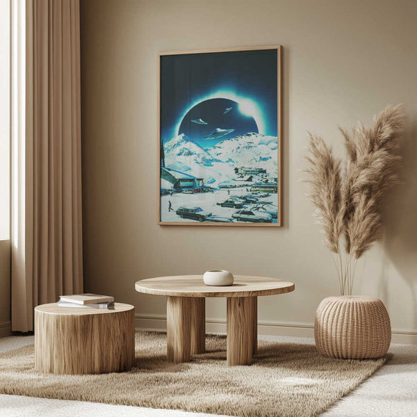 Tablou înramat „Winter Eclipse” de Taudalpoi