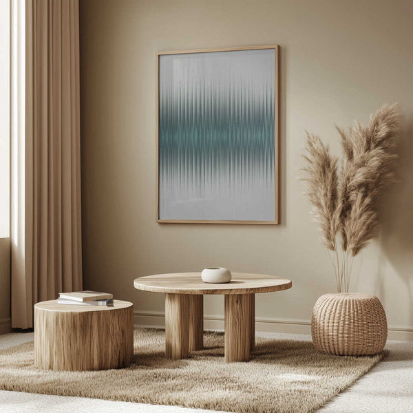 Tablou înramat „Euphoria - White and Green” de Alma