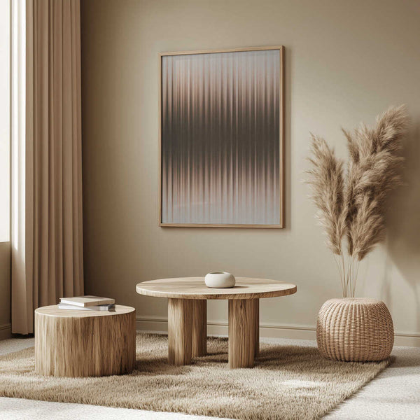 Tablou înramat „Euphoria - White and Brown” de Alma