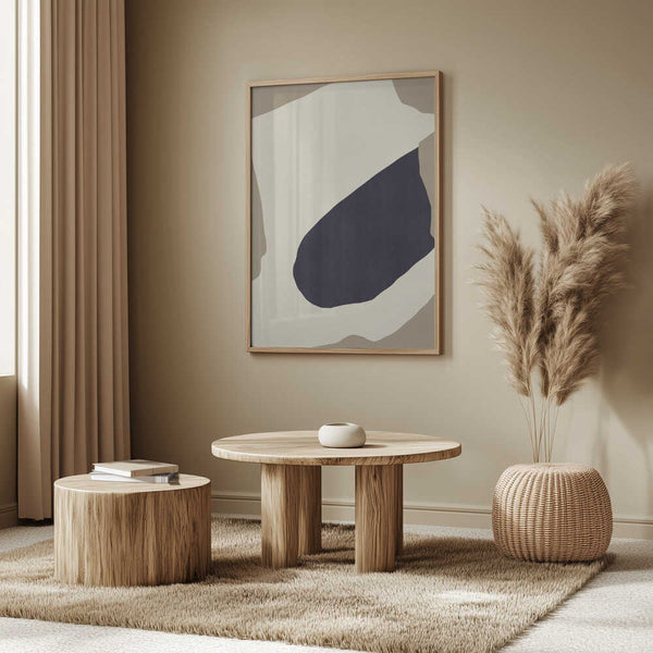 Tablou înramat „Contrasting Shapes” de Little Dean