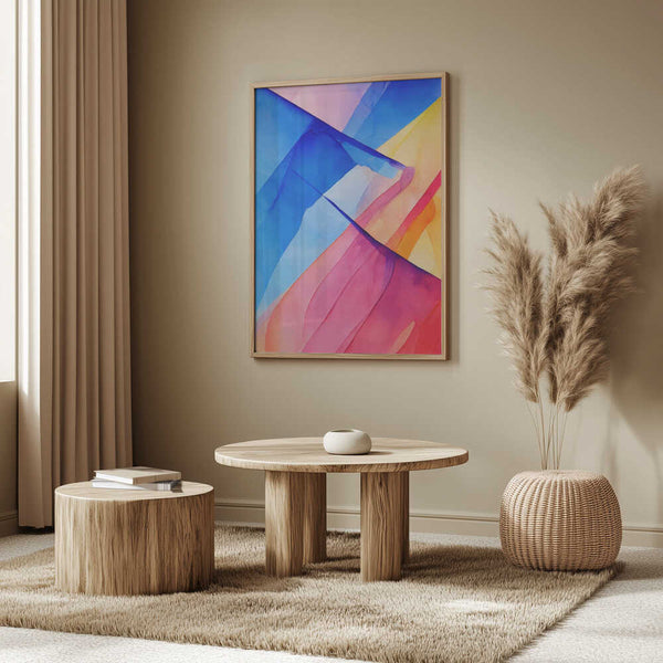 Tablou înramat „Nature Inspired Abstract Watercolor (Day 72)” de Mauro