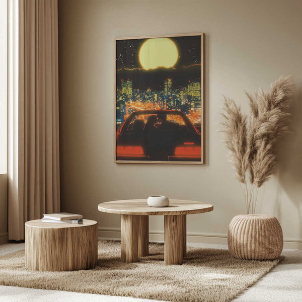 Tablou înramat „Love Over Japan” de Taudalpoi