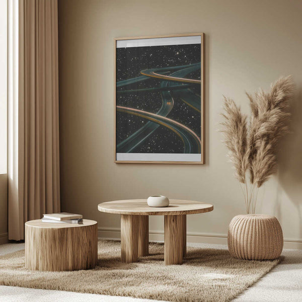 Tablou înramat „Driving Alone Thinking of You” de Taudalpoi