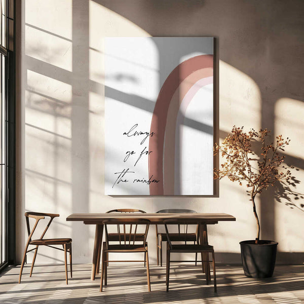 Tablou canvas „Chasing the Rainbow” de uplusmestudio